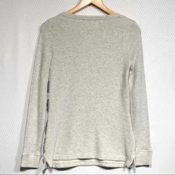 Philosophy Striped Beaded Sequin Scoop Neck Top - Picture 6 of 8